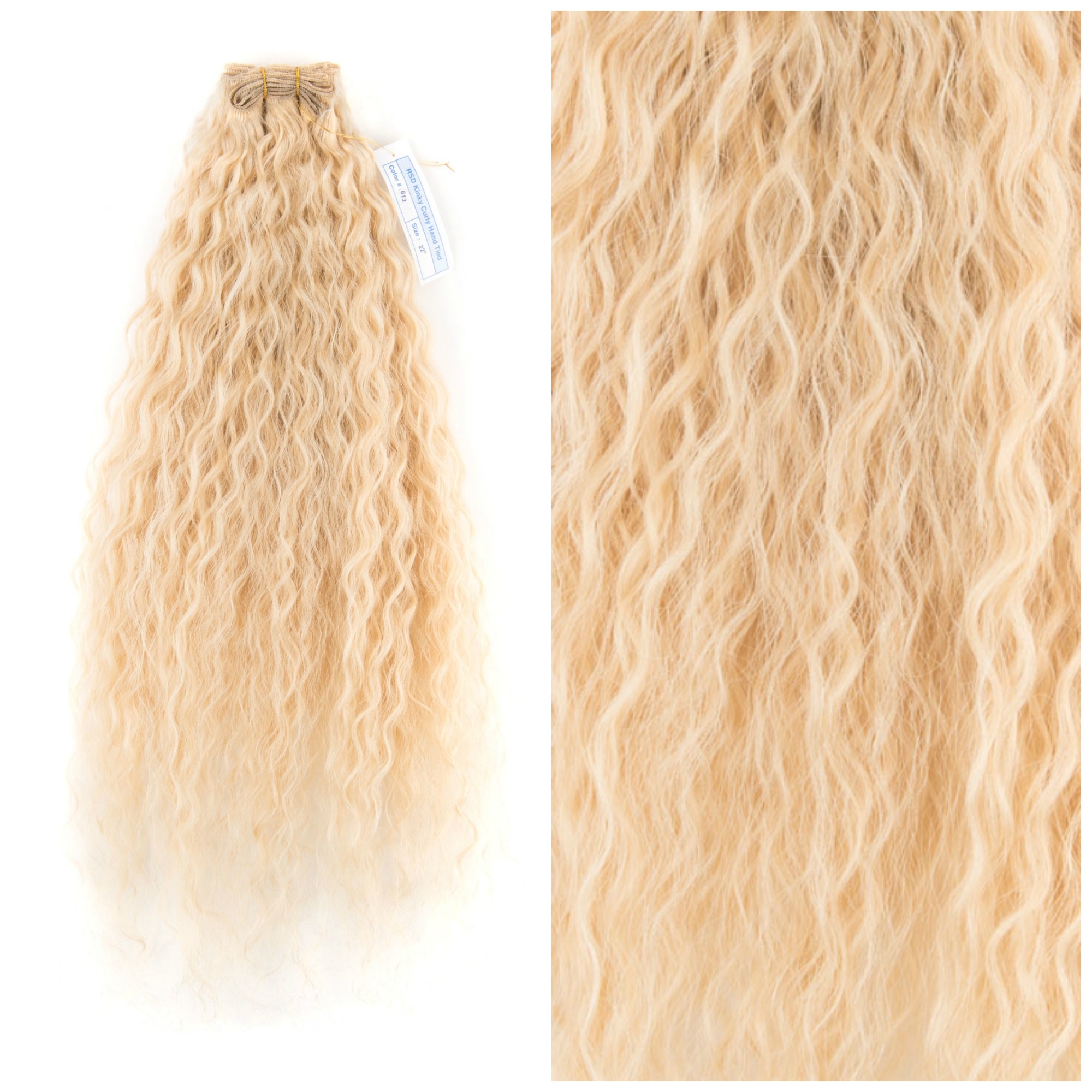 SilverFox Brazilian Kinky Curly Blond #613