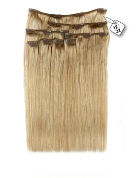 RedFox Clip-in Extensions - Straight - #12/22 Ash Blonde/ Hollywood Blonde