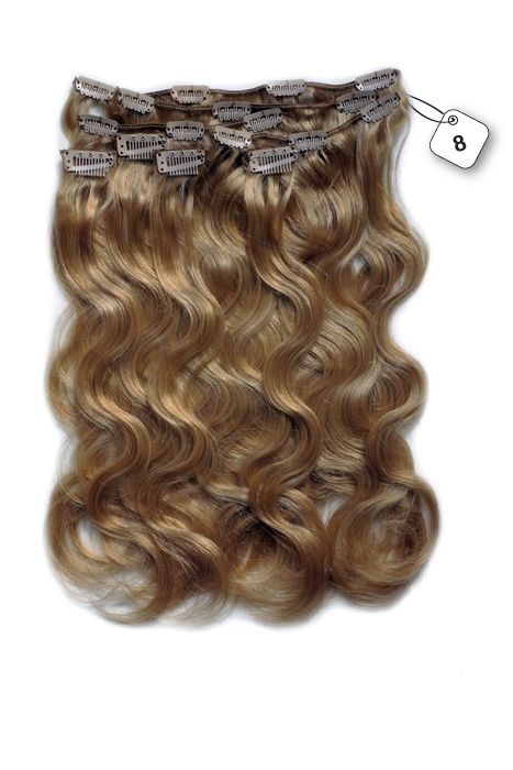 RedFox Clip-in Extensions - Body Wave - #8 Cinnamon