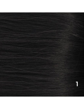 SilverFox Wax Extensions Deep Wave 55cm  #1 Jet Black