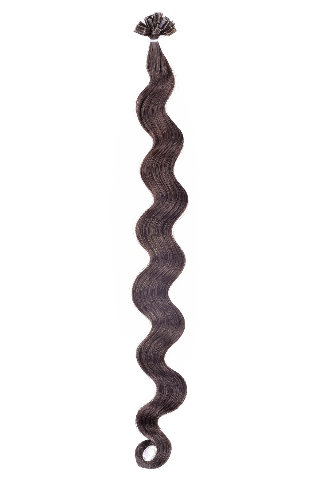 SilverFox Wax Extensions Loose Wave 55cm #4 Chocolate Brown