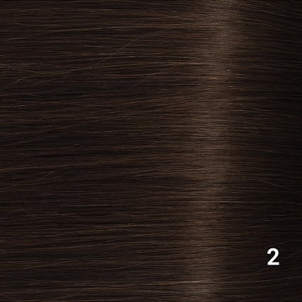 SilverFox Wax Extensions Loose Wave 55cm  #2 Deep Dark Brown