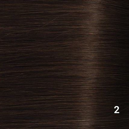 SilverFox Tape Extensions Straight - #2 Deep Dark Brown