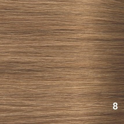 SilverFox Tape Extensions Straight - #8 Cinnamon