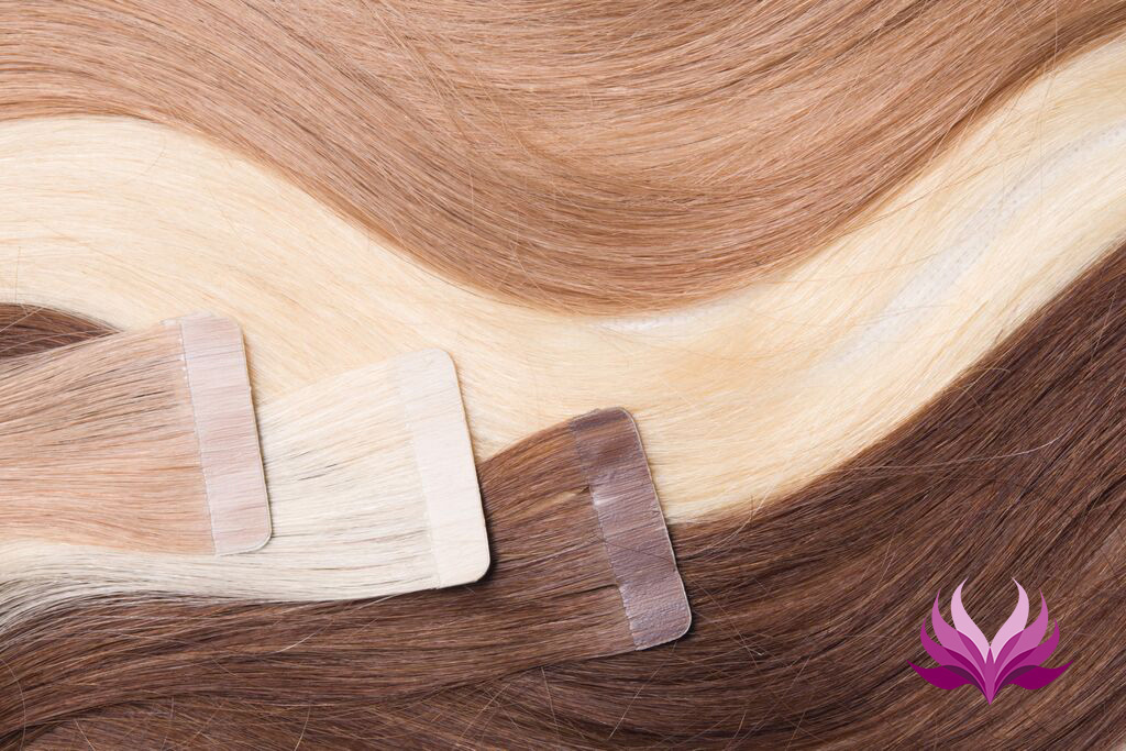 SilverFox Tape Extensions Straight - #F4 Dark Chestnut Brown