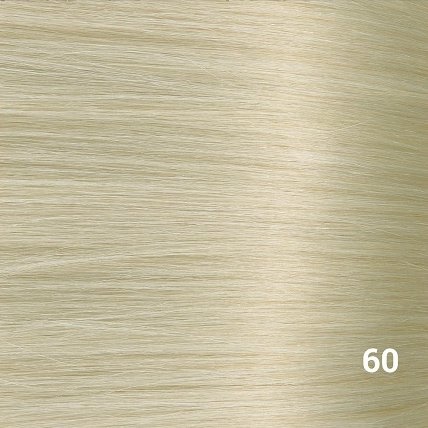 SilverFox Microring Extensions -  Loose Wave-  #60 White Blonde - 55 cm
