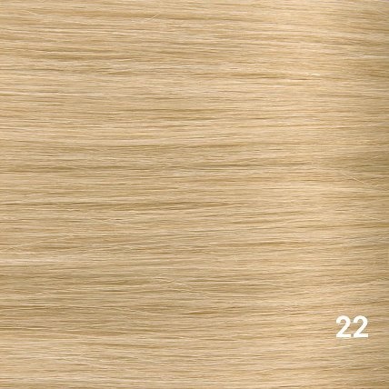 SilverFox Microring Extensions -  Loose Wave-  #22 Hollywood Blonde - 55 cm