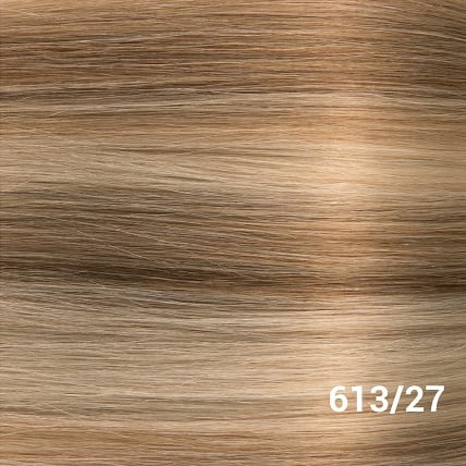 RedFox Clip-in Extensions - Straight - #613/27  Light Blonde/ Dark Blonde