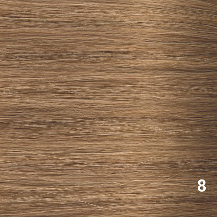 RedFox Clip-in Extensions - Straight - #8 Cinnamon