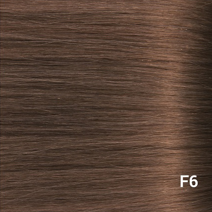 RedFox Clip-in Extensions - Straight - #F6 Chestnut Brown