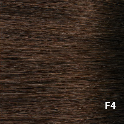 RedFox Clip-in Extensions - Straight - #F4 Dark Chestnut Brown