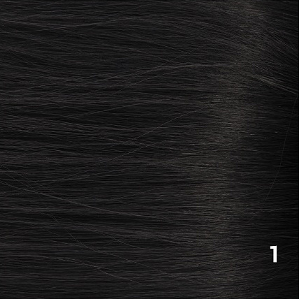 RedFox Clip-in Extensions - Straight - #1 Jetblack
