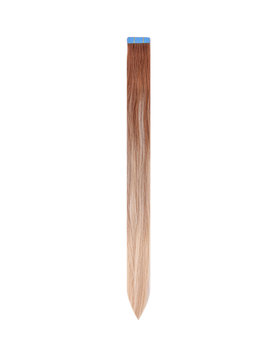 SilverFox Tape Extensions Straight - #6/613  Ombre Light Chestnut Brown/ Light Middle Blond - 50 cm