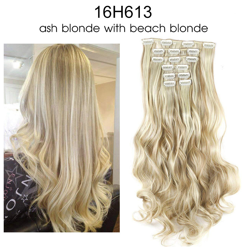 Synthetic Fiber Clip in Extensions- BodyWave (999)