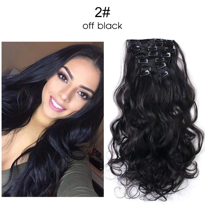 Synthetic Fiber Clip in Extensions- BodyWave (999)