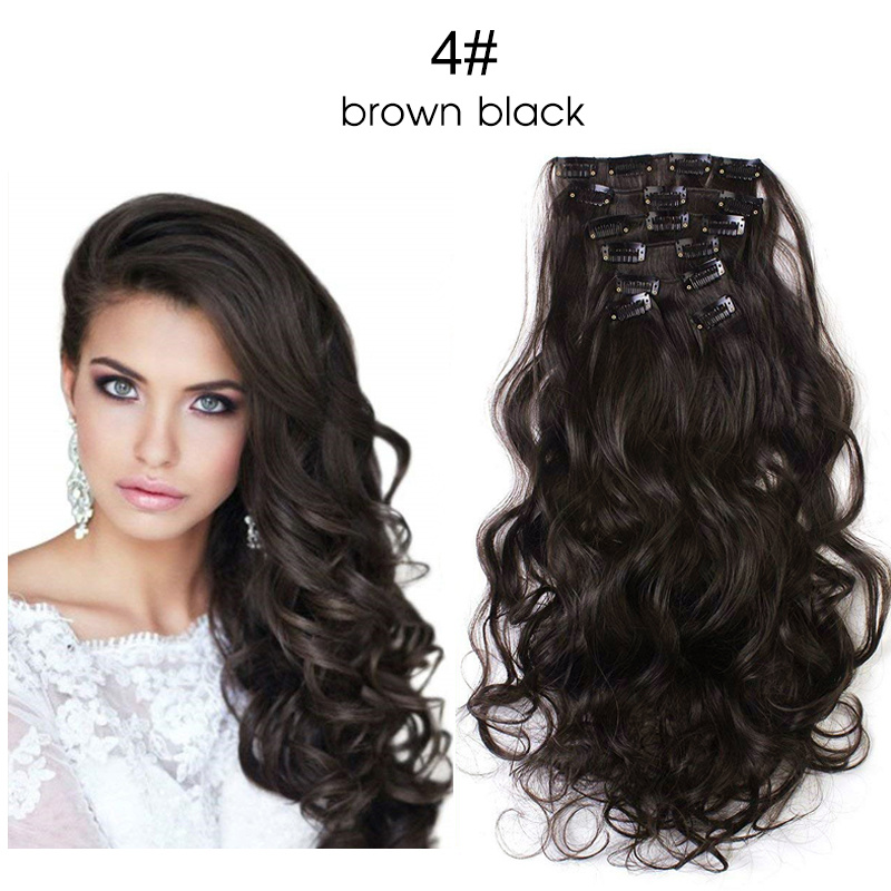 Synthetic Fiber Clip in Extensions- BodyWave (999)