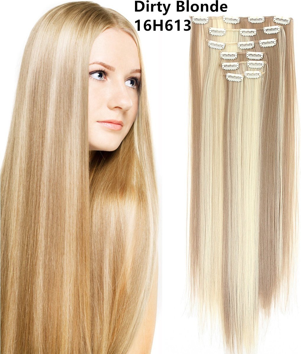 Synthetic Fiber Clip in Extensions- Straight (777)