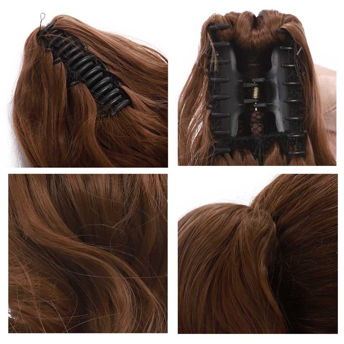 Premium Synthetic Fiber Grip-in Ponytail/ Ponytail met Klem (P023)