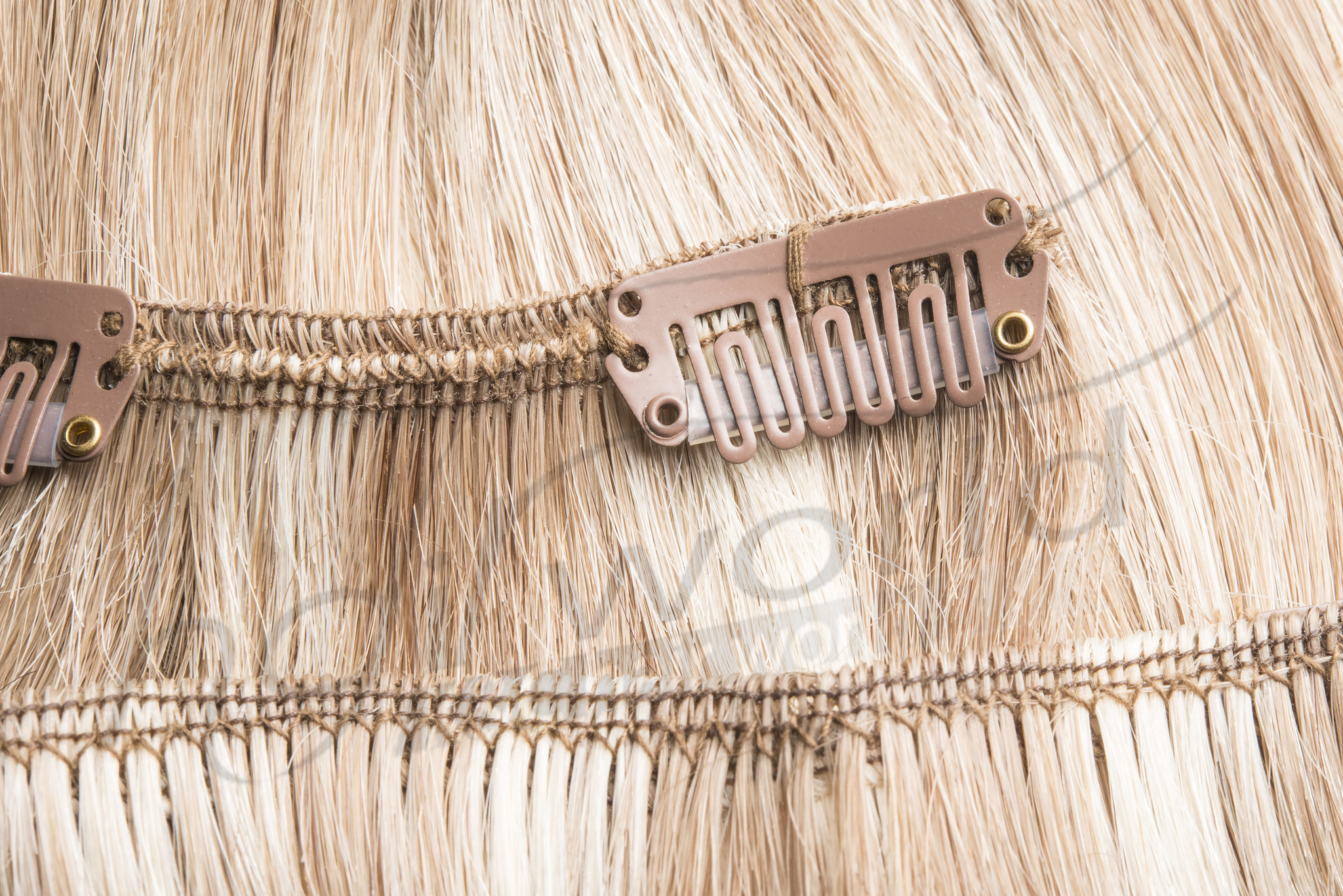RedFox Clip-in Extensions  - Luxury - 45cm- #HT222 (Higlight Ash Blonde)