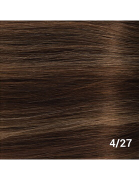 ArcticFox Virgin Weave- Genius 20gram- #4/27 Chocolate Brown, with dark blonde highlights