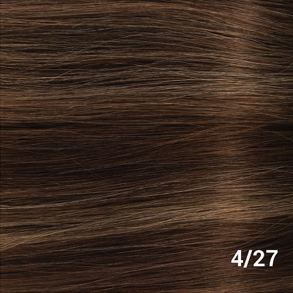 ArcticFox Virgin Weave- Genius 20gram- #4/27 Chocolate Brown, with dark blonde highlights