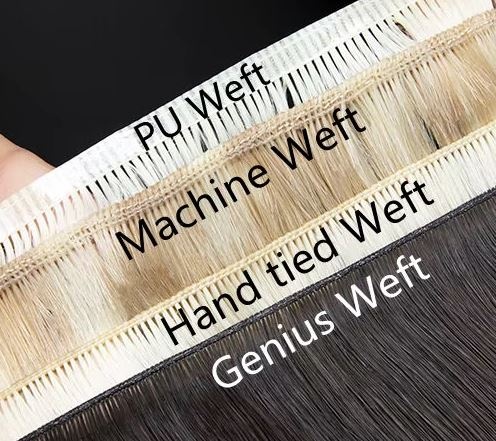 ArcticFox Virgin Weave- Genius 20gram- #4/27 Chocolate Brown, with dark blonde highlights