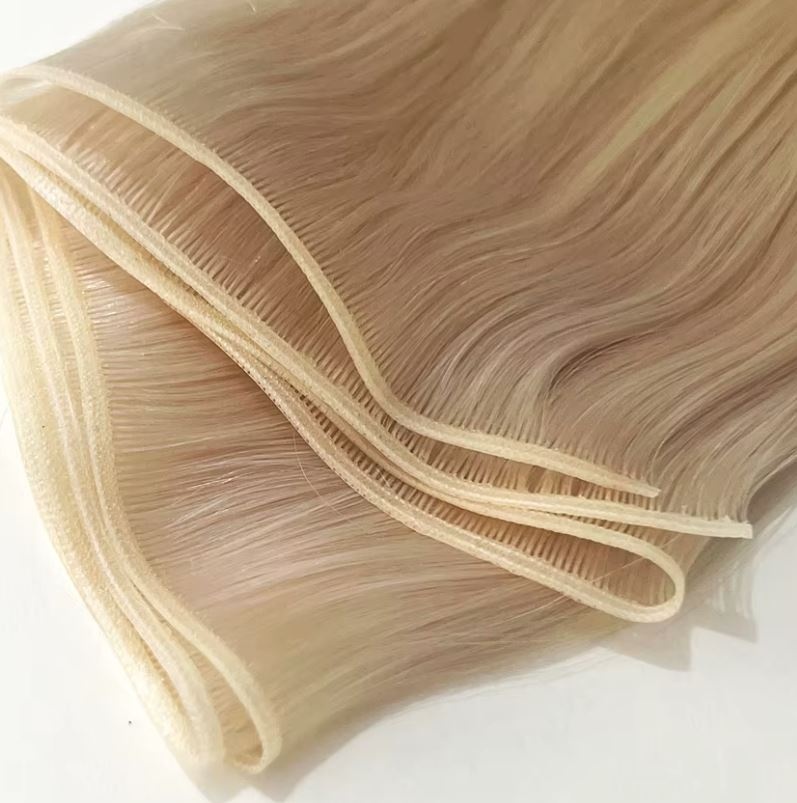 ArcticFox Virgin Weave- Genius 20gram- #4/27 Chocolate Brown, with dark blonde highlights