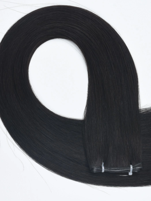 Virgin hair Genius weft Genius Weft 50gram- #1B Natural Black