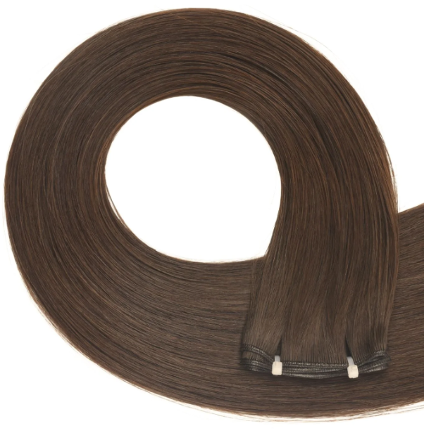 Virgin hair Genius Weft 50gram #4- Medium Brown Virgin hair Genius Weft 50gram #4- Medium Brown