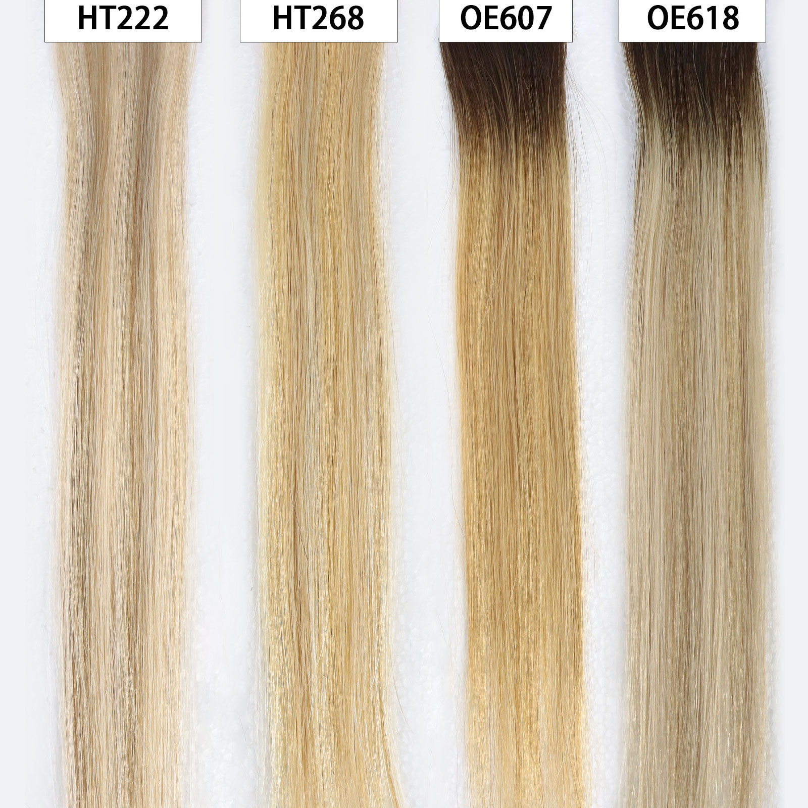 Virgin hair Genius Weft 50gram #HT268- Honey Blonde with Platinum Blonde