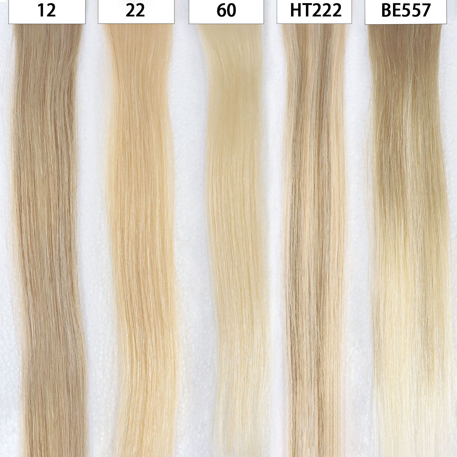 Virgin hair Genius Weft 50gram- #BE557-Ash blonde-light blonde Balayage