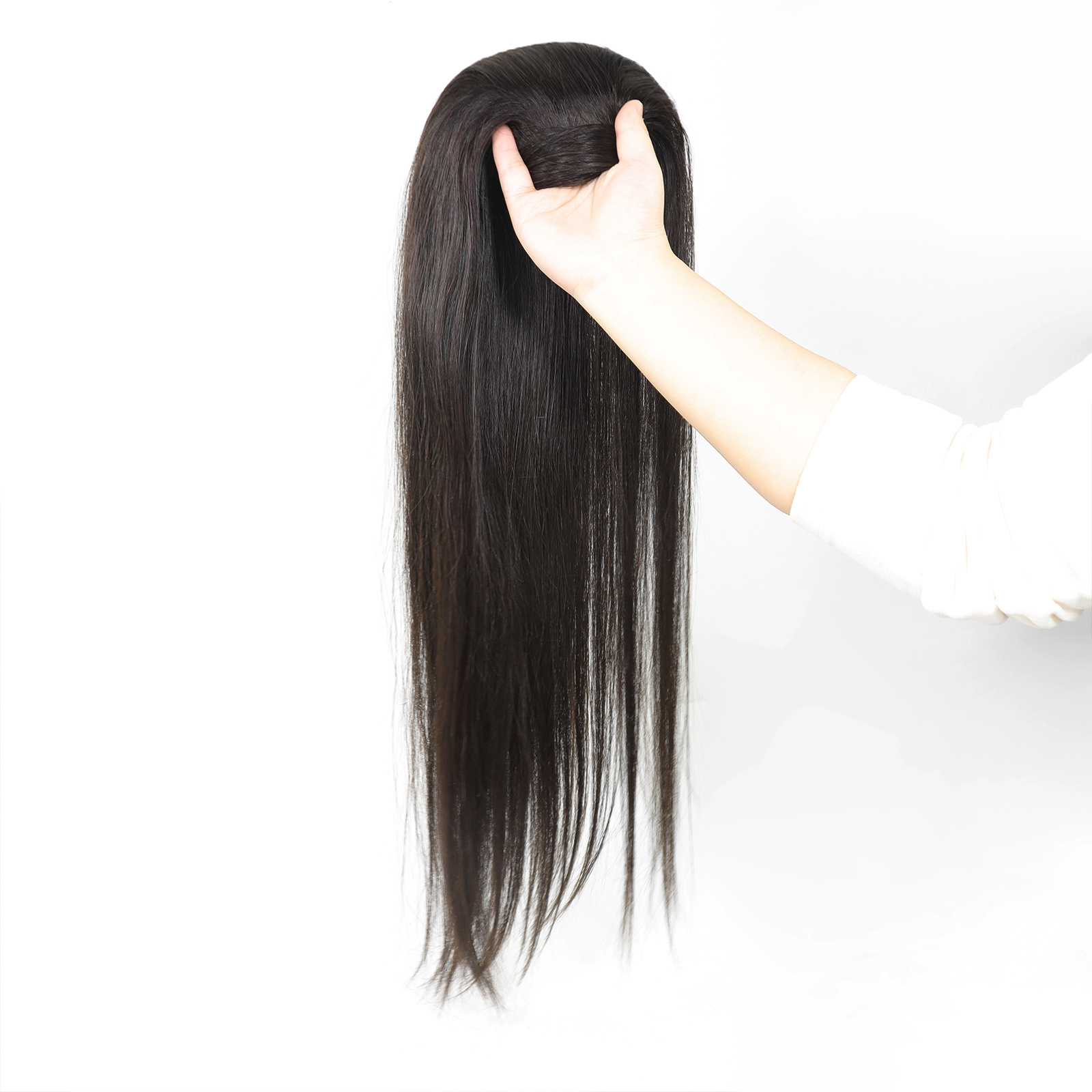 RedFox Pontail 100% Human Hair – 20 inch | Luxe & Natuurlijk Volume #1B