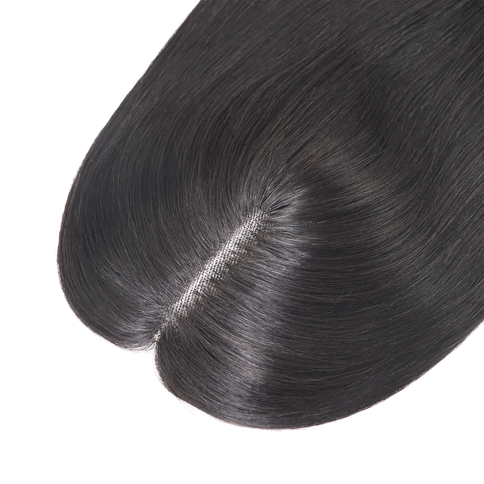 Mono Haar Topper-7.5 cm * 12.5 cm 100% Human Hair #NA Natural Black Mono Haar Topper-7.5 cm * 12.5 cm 100% Human Hair #NA Natural Black