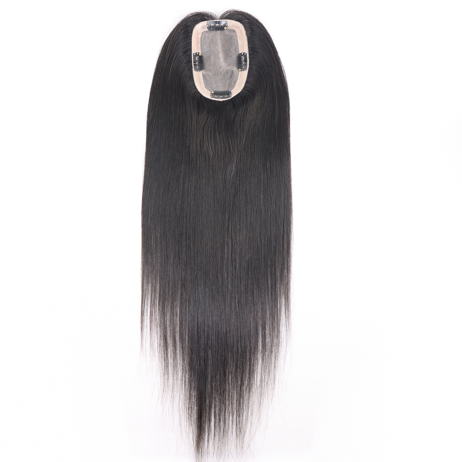 Mono Haar Topper-7.5 cm * 12.5 cm 100% Human Hair #NA Natural Black Mono Haar Topper-7.5 cm * 12.5 cm 100% Human Hair #NA Natural Black