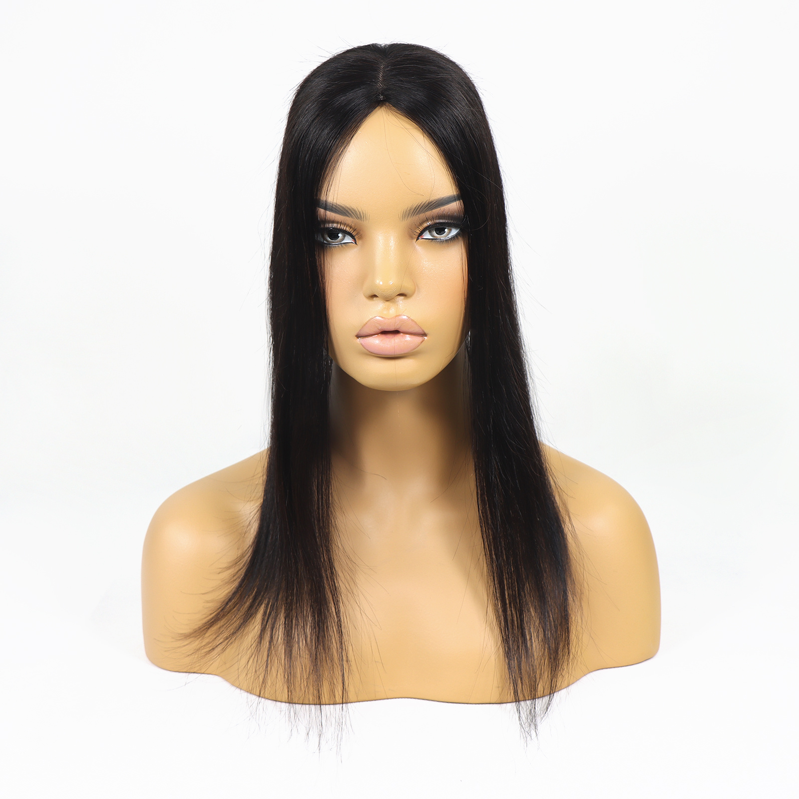 Mono Haar Topper-7.5 cm * 12.5 cm 100% Human Hair #NA Natural Black Mono Haar Topper-7.5 cm * 12.5 cm 100% Human Hair #NA Natural Black