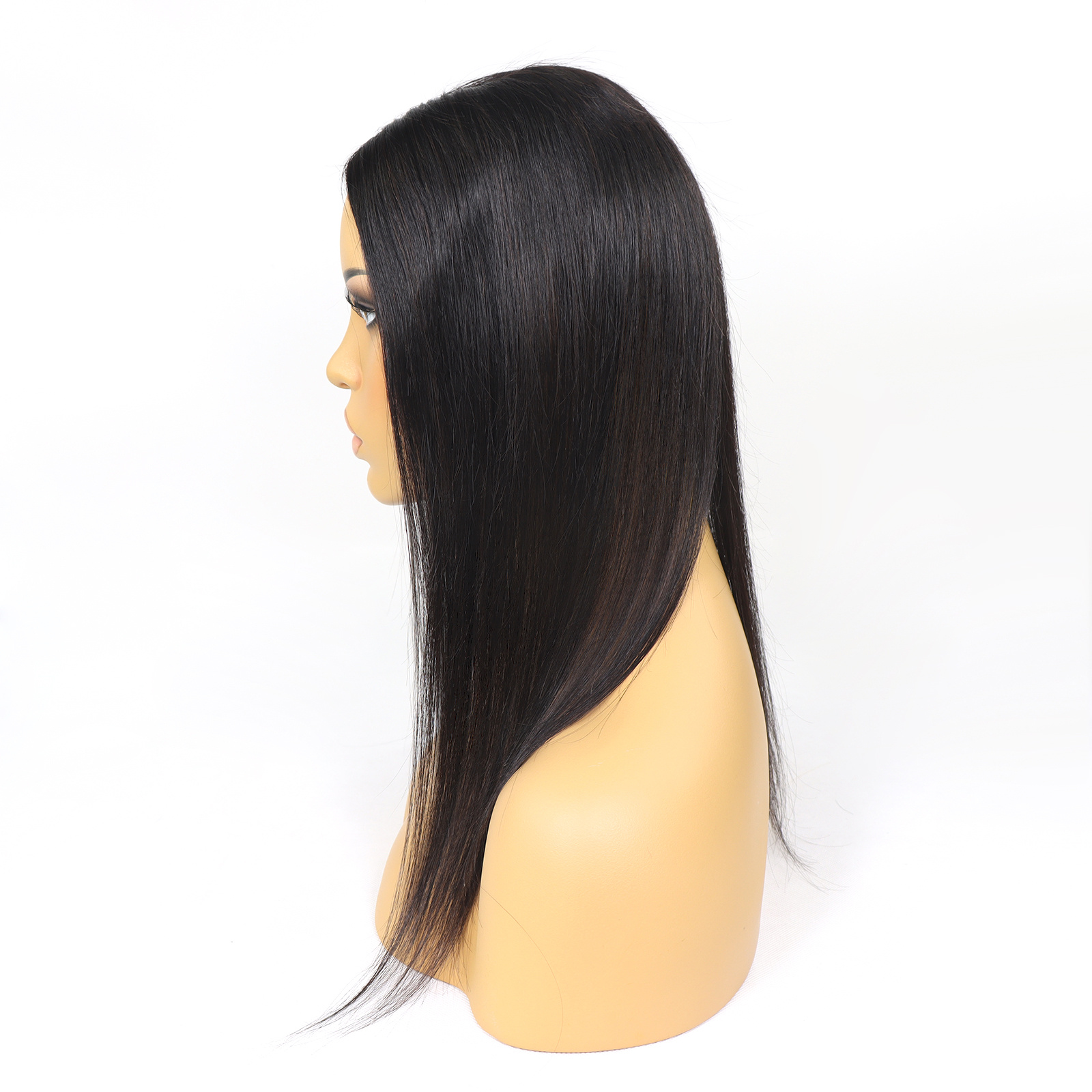 Mono Haar Topper-7.5 cm * 12.5 cm 100% Human Hair #NA Natural Black Mono Haar Topper-7.5 cm * 12.5 cm 100% Human Hair #NA Natural Black