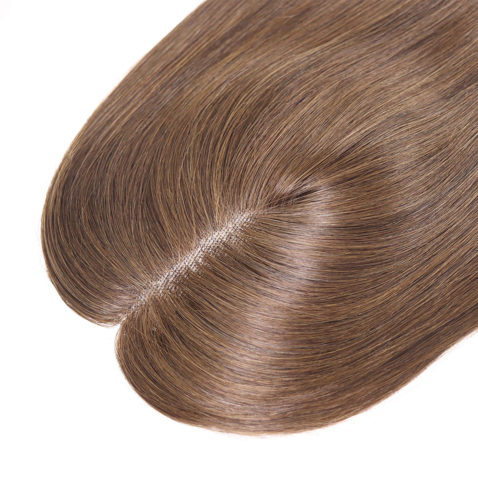 Mono Haar Topper-7.5 cm * 12.5 cm 100% Human Hair #4 Medium Brown Mono Haar Topper-7.5 cm * 12.5 cm 100% Human Hair #4 Medium Brown