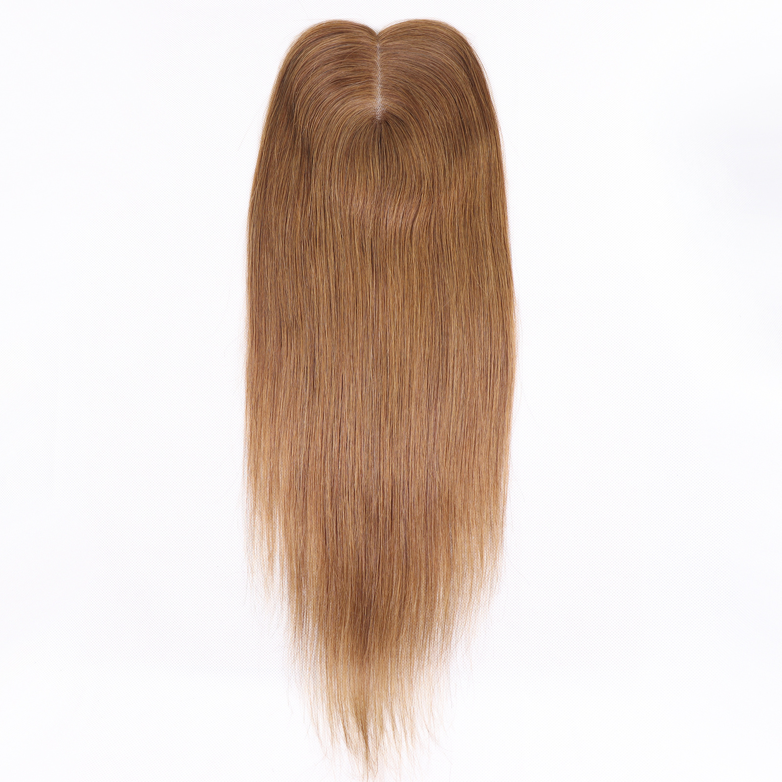 Mono Haar Topper-7.5 cm * 12.5 cm 100% Human Hair #6 Light Brown Mono Haar Topper-7.5 cm * 12.5 cm 100% Human Hair #6 Light Brown