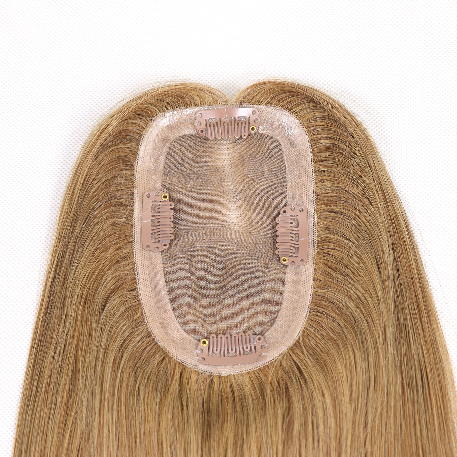 Mono Haar Topper-7.5 cm * 12.5 cm 100% Human Hair #8 Mono Haar Topper-7.5 cm * 12.5 cm 100% Human Hair #8