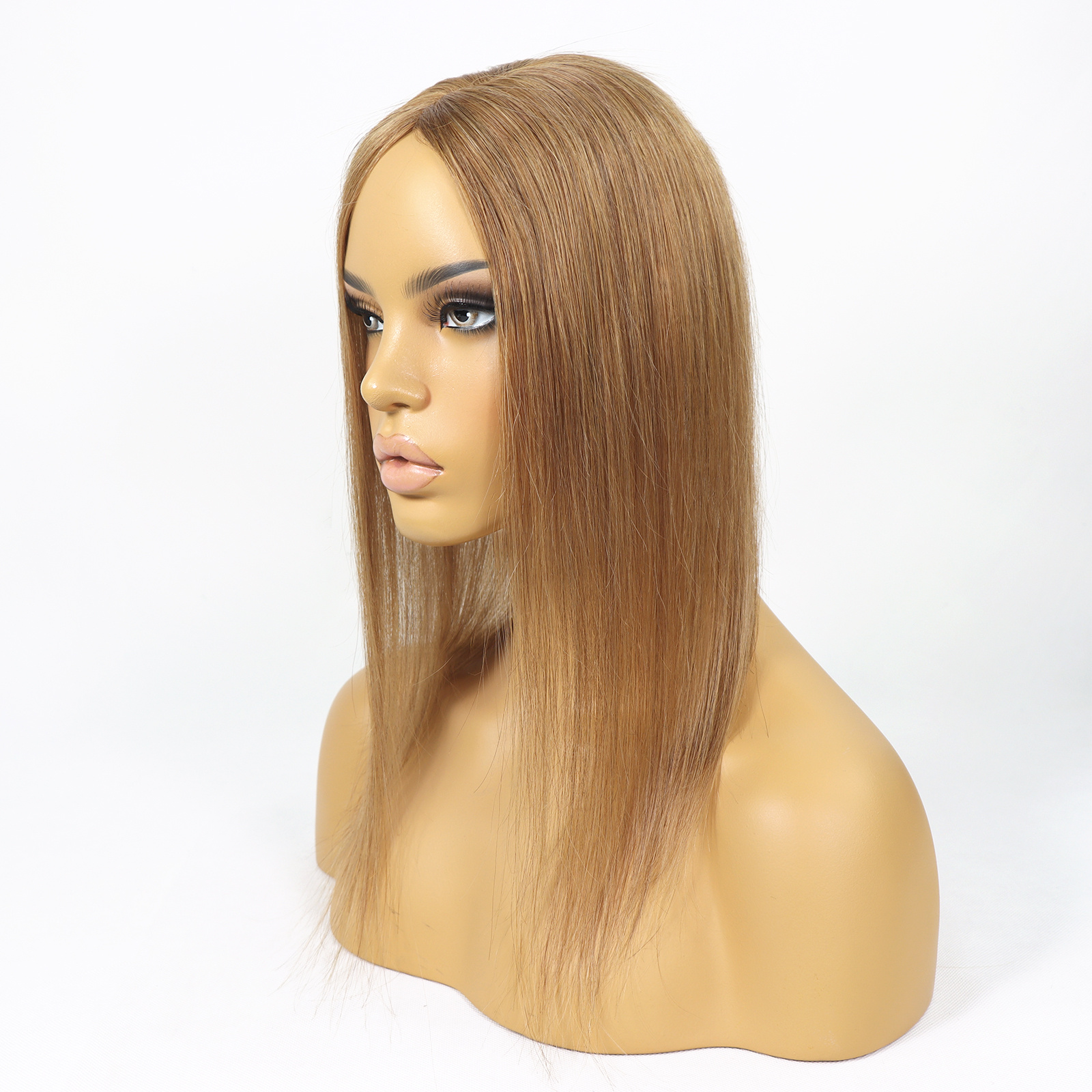 Mono Haar Topper-7.5 cm * 12.5 cm 100% Human Hair #8