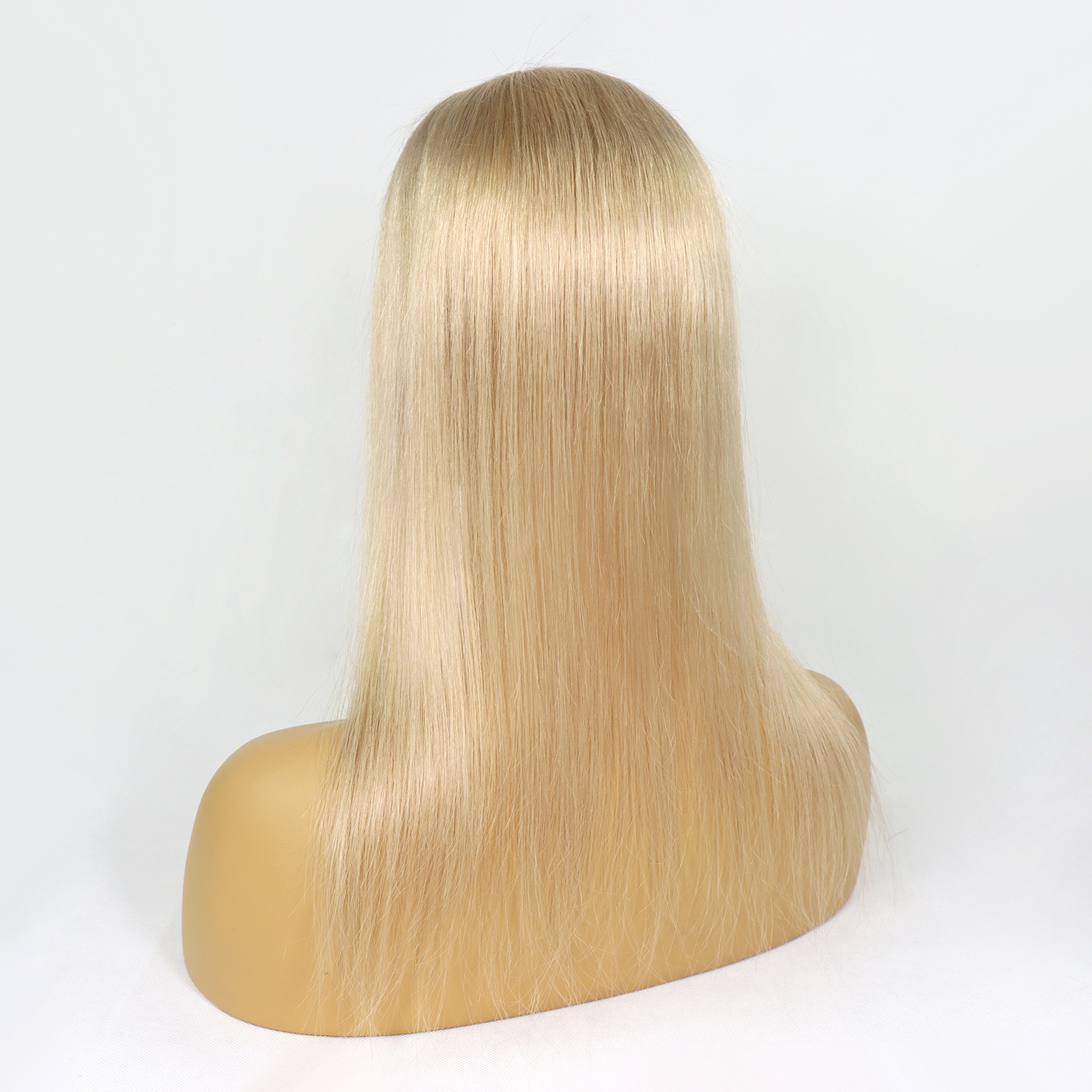 Mono Haar Topper-7.5 cm * 12.5 cm 100% Human Hair #18 Honey Blonde