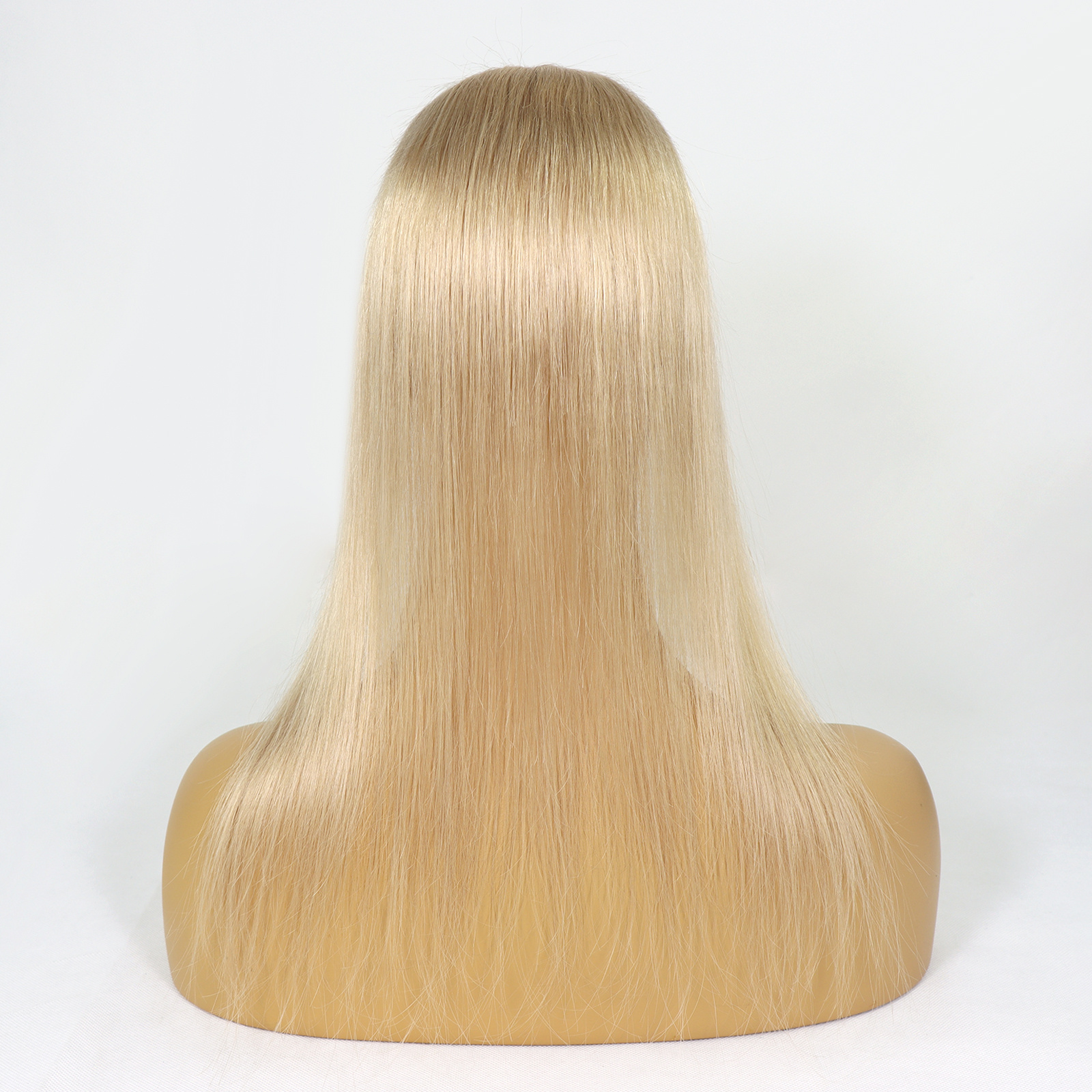 Mono Haar Topper-7.5 cm * 12.5 cm 100% Human Hair #18 Honey Blonde