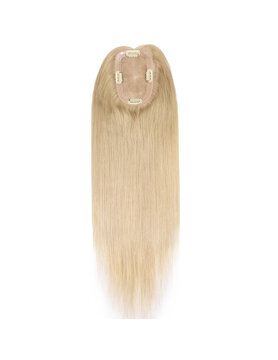 Mono Haar Topper-7.5 cm * 12.5 cm 100% Human Hair #18 Honey Blonde
