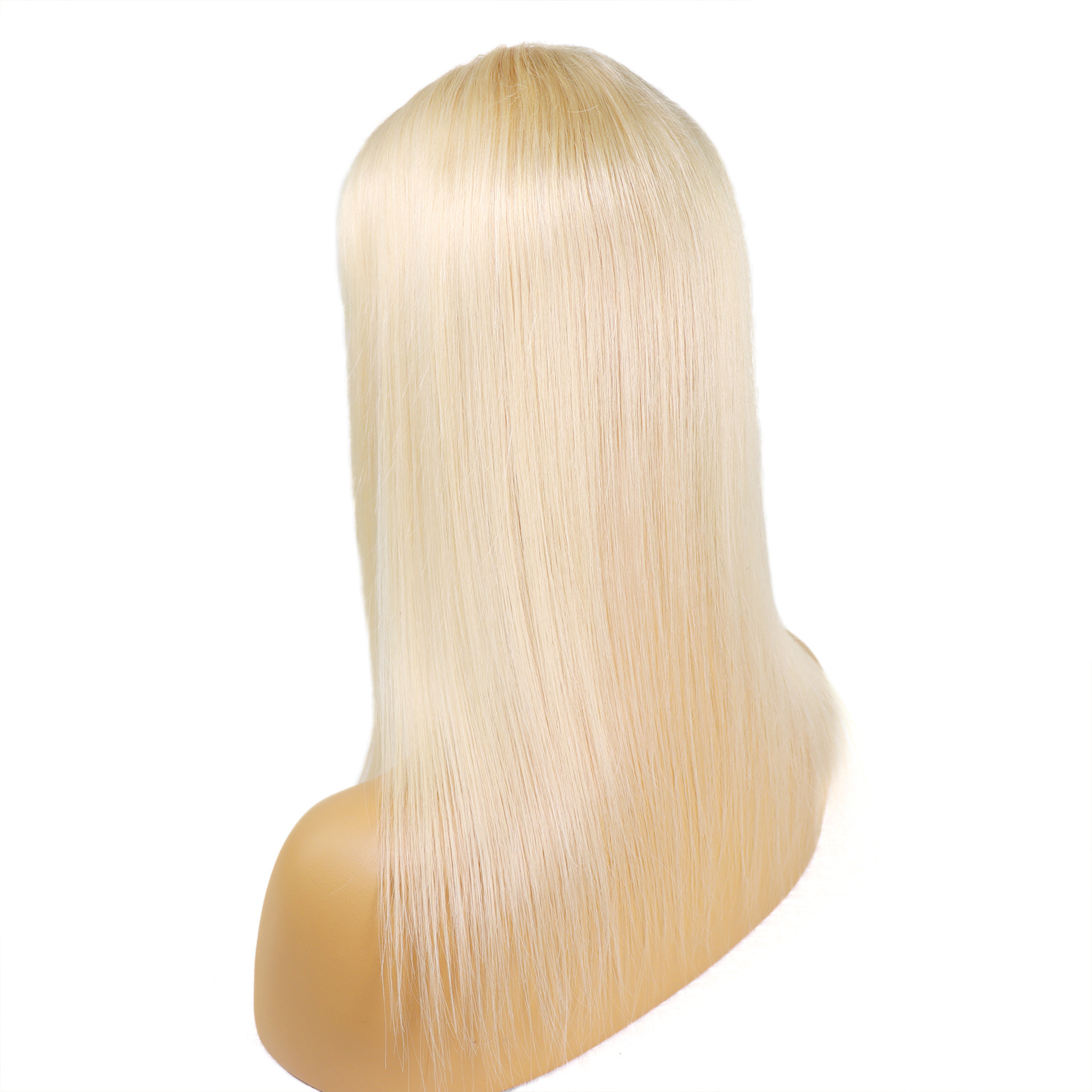 Mono Haar Topper-7.5 cm * 12.5 cm 100% Human Hair #613 Light Blonde
