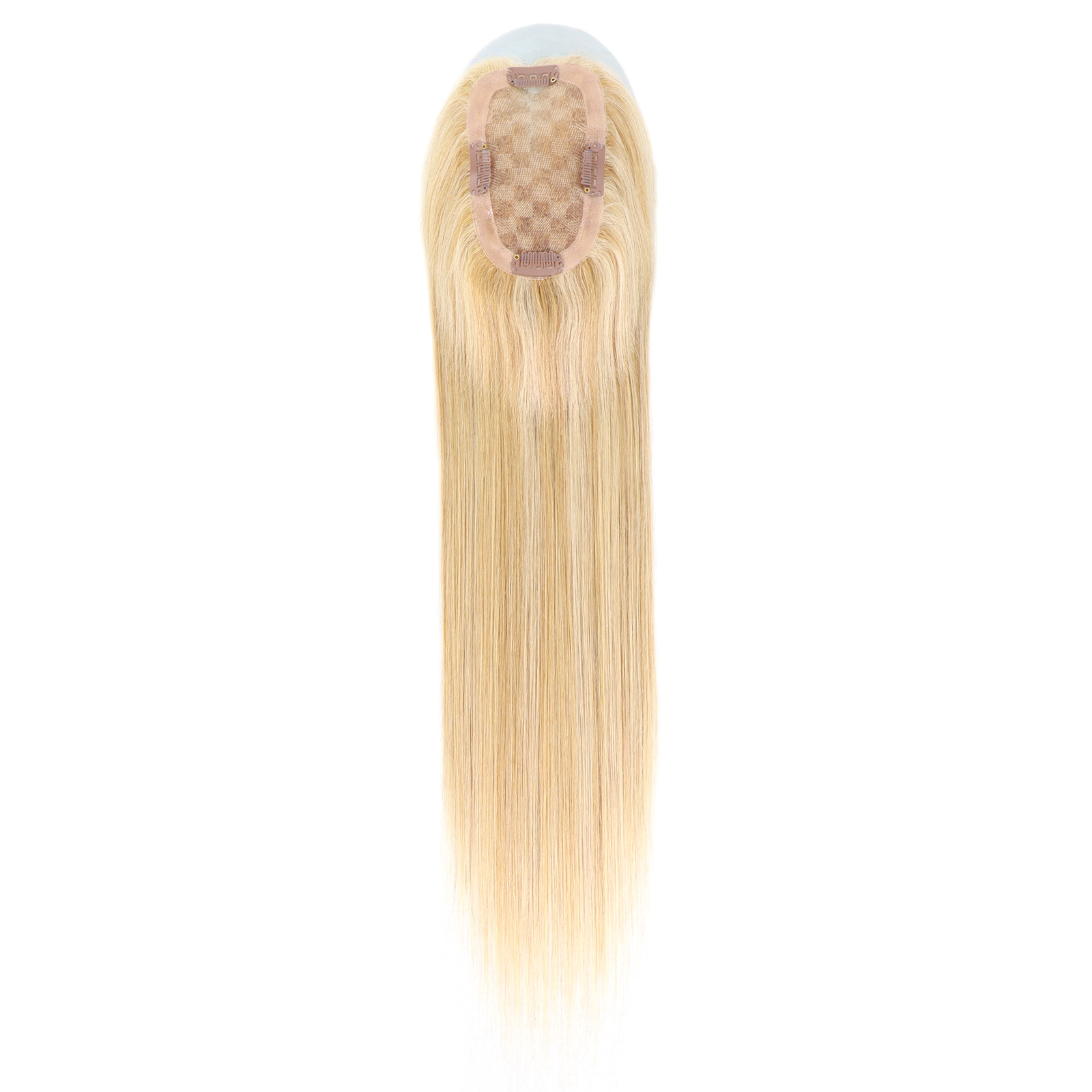 Mono Haar Topper-7.5 cm * 12.5 cm 100% Human Hair #27/613 Light Blonde mix Mono Haar Topper-7.5 cm * 12.5 cm 100% Human Hair #27/613 Light Blonde mix