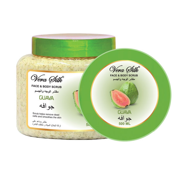 Vera Silk  Face & Body scrub Guava  500 ml