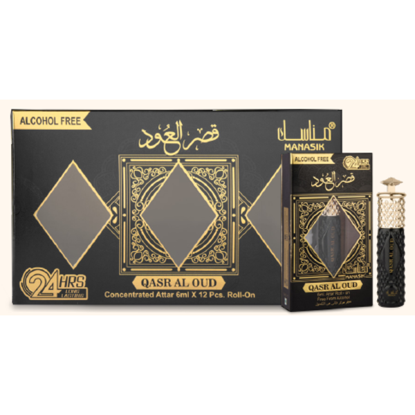 Manasik Manasik Qasr Al Oud Roll on 6ml Alcohol free