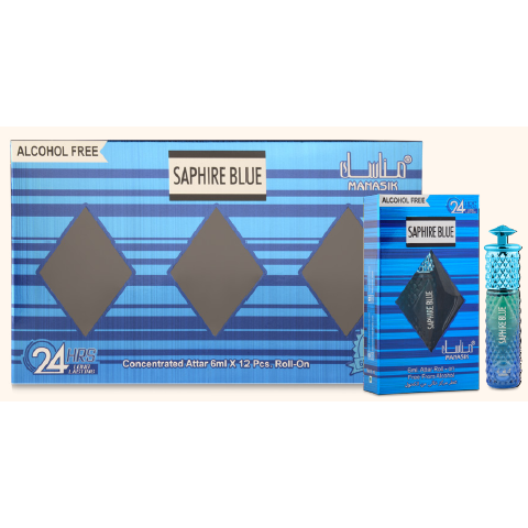 Manasik Saphire Blue Roll on 6ml