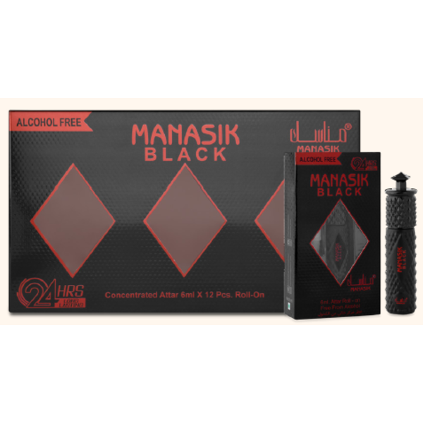 Manasik Manasik Black Roll on 6 ml