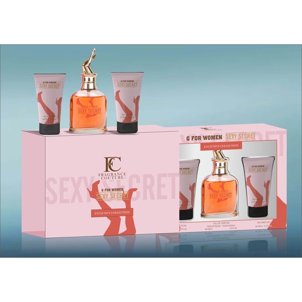 FC  Sexy Secret G for women Giftset 3 pcs. 100 ml EDP + Bodylotion + Showergel